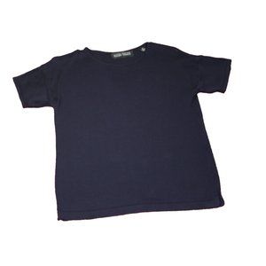 Linda Allard/Ellen Tracy Navy Blue Sweater  Ladies Size Small
